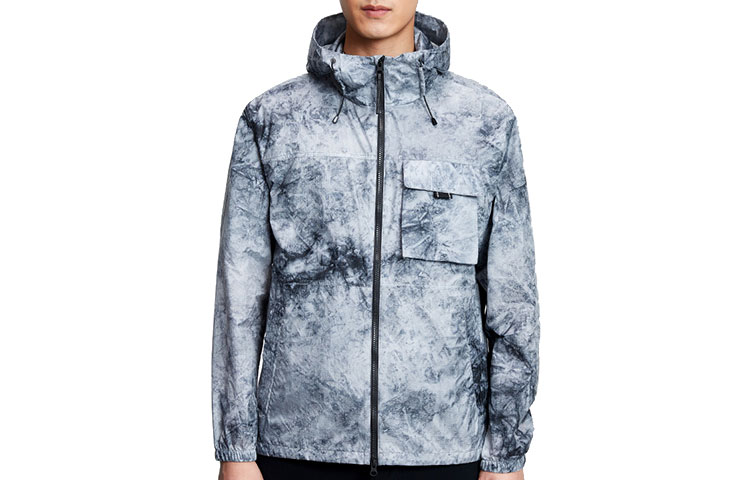 KOLON SPORT Travel Series Waterproof Reflective Hooded Jacket LHJK1MTK43