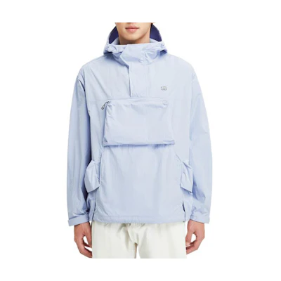 KOLON SPORT TRIWIND Logo Printed Unisex Outdoor Hoodie Jacket. LUJK4MT722