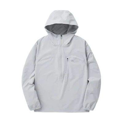 KOLON SPORT Waterproof Hooded Jacket - Solid Color Long Sleeve Outerwear JWTBS24171