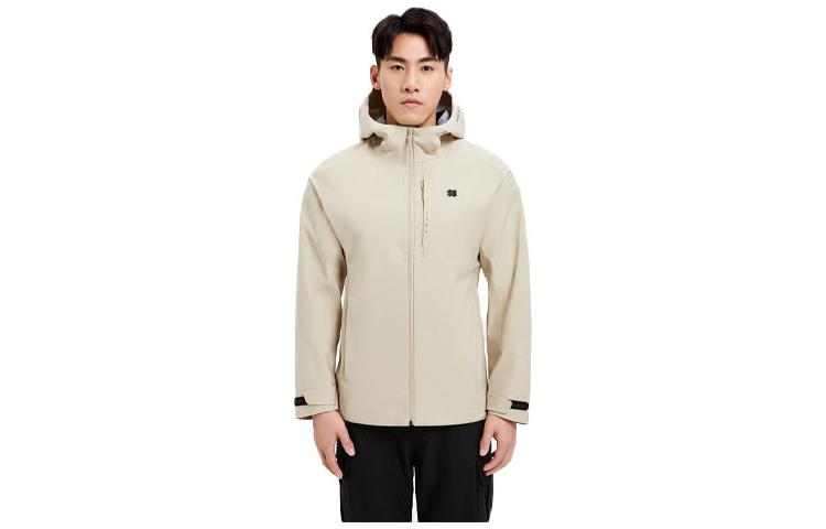 KOLON SPORT Waterproof Windbreaker Jacket with Hood and Print Design LHJK3MN117
