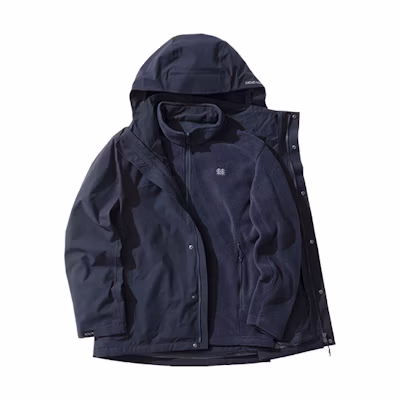 KOLON SPORT Waterproof Windproof Fleece-Lined Warm Jacket LHJK1WNT31