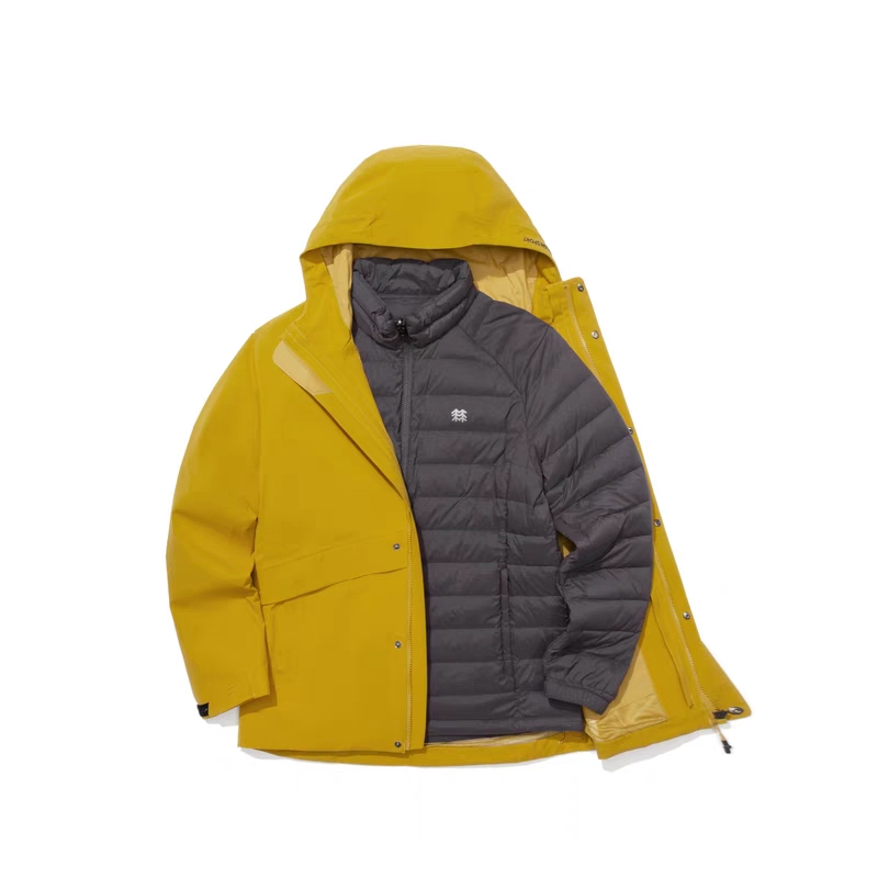 KOLON SPORT Waterproof Windproof Outdoor Jacket with Hood Unisex LKJK2WNT38V