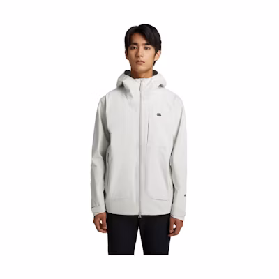 KOLON SPORT Waterproof Windproof Solid Color Hooded Jacket LHGJ3AN123