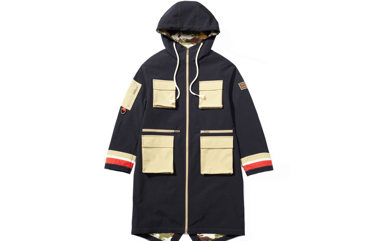 KOLON SPORT GARCON Colorblock Windproof Hooded Jacket Outdoor Casual LHJK3ST951