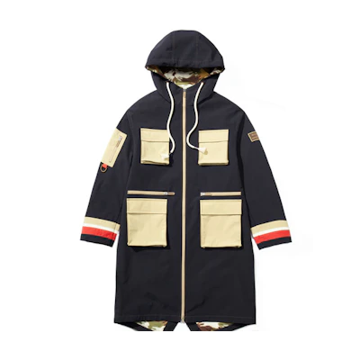 KOLON SPORT GARCON Colorblock Windproof Hooded Jacket Outdoor Casual LHJK3ST951