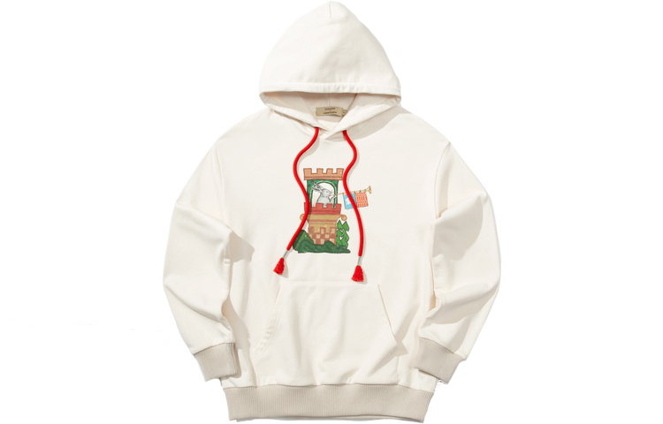 KOLON SPORT Garcon Graphic Print Hoodie Unisex Couple Style LUMT3ST953