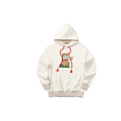 KOLON SPORT Garcon Graphic Print Hoodie Unisex Couple Style LUMT3ST953