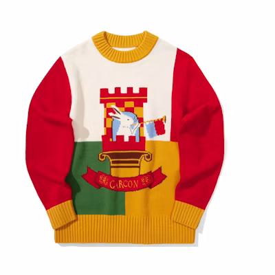 KOLON SPORT GARCON Rabbit Year Limited Forest Rabbit Graphic Unisex Sweatshirt LUMT3ST955