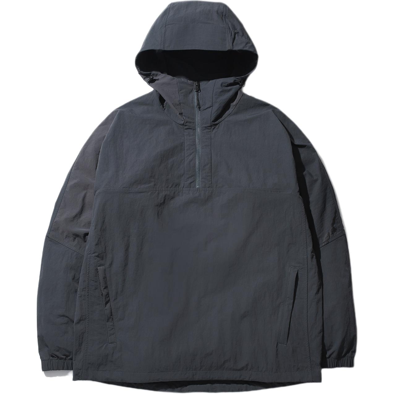 KOLON SPORT Kompakt Windproof Hoodie Jacket Unisex - Dark Gray JWJJX23991DGY