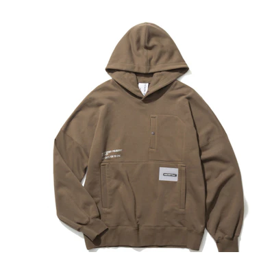 KOLON SPORT POLIQUANT Reflective Print Oversized Hoodie - LHMT2WT989
