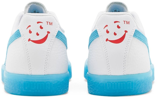 쿨에이드 x 퓨마 클라이드 '블루 아톨' (벽돌 담장) 385283-01 Details for 쿨에이드 x 퓨마 클라이드 '블루 아톨' (벽돌 담장) 385283-01