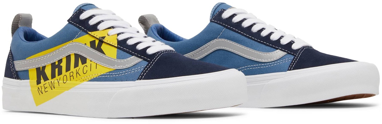 KRINK x Vans Vault Old Skool VLT LX 'Medium Blue' VN0A4BVF173 Cheap KRINK x Vans Vault Old Skool VLT LX 'Medium Blue' VN0A4BVF173
