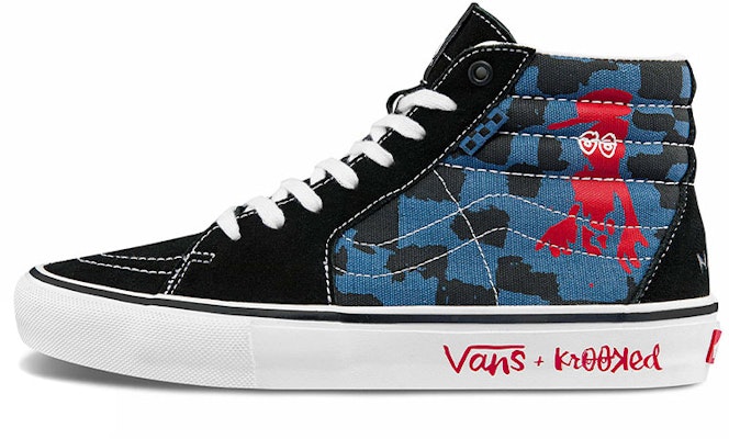 Krooked x Vans Skate Sk8-Hi 'Natas para Ray Barbee' VN0A5FCCAPG Buy Krooked x Vans Skate Sk8-Hi 'Natas para Ray Barbee' VN0A5FCCAPG