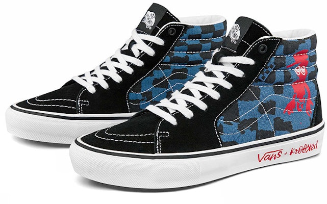 Krooked x Vans Skate Sk8-Hi 'Natas Untuk Ray Barbee' VN0A5FCCAPG Order Krooked x Vans Skate Sk8-Hi 'Natas Untuk Ray Barbee' VN0A5FCCAPG