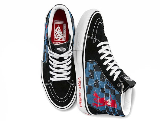 Krooked x Vans Skate Sk8-Hi 'Natas para Ray Barbee' VN0A5FCCAPG Shop Krooked x Vans Skate Sk8-Hi 'Natas para Ray Barbee' VN0A5FCCAPG