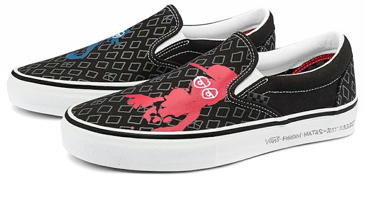 Krooked x Vans 滑板鞋 Slip-On 'Natas For Ray Barbee' VN0A5FCAAPM Order Krooked x Vans 滑板鞋 Slip-On 'Natas For Ray Barbee' VN0A5FCAAPM