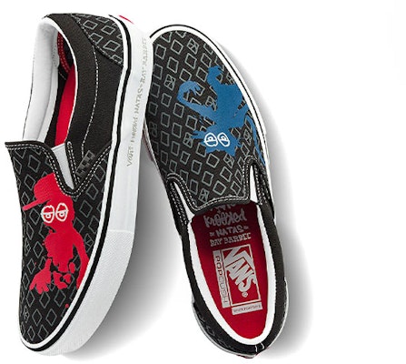 Krooked x Vans 滑板鞋 Slip-On 'Natas For Ray Barbee' VN0A5FCAAPM Shop Krooked x Vans 滑板鞋 Slip-On 'Natas For Ray Barbee' VN0A5FCAAPM