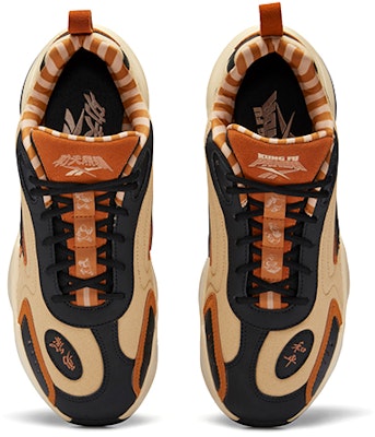 Kung Fu Panda x Reebok Vector Runner 'Black Salted Caramel' H02990 Shop Kung Fu Panda x Reebok Vector Runner 'Black Salted Caramel' H02990