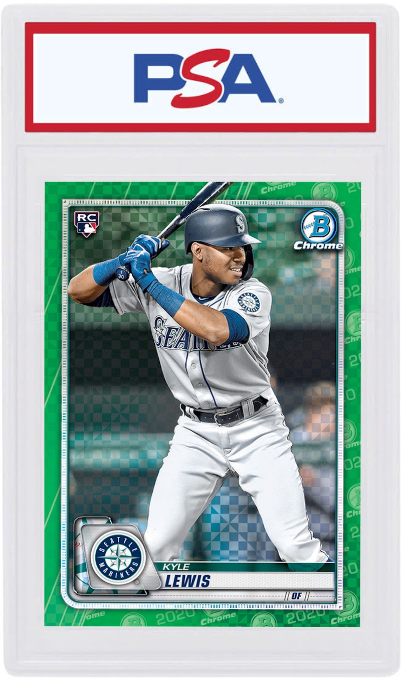 Buy Kyle Lewis 2020 Bowman Chrome X Novato Verde X-Fractor /31 #90