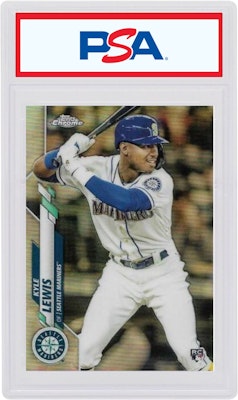 Kyle Lewis 2020 Topps Chrome Rookie Refractor #186 Buy Kyle Lewis 2020 Topps Chrome Rookie Refractor #186