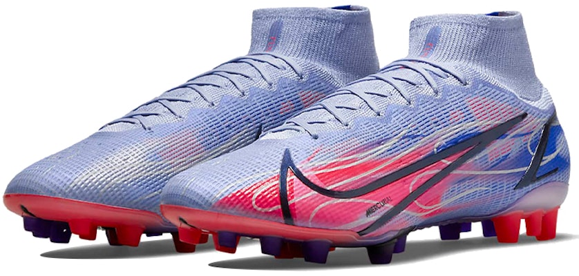 姆巴佩 x 耐克 Mercurial Superfly 8 Elite AG '火焰'款足球鞋 DJ3973-506 Lookbook 姆巴佩 x 耐克 Mercurial Superfly 8 Elite AG '火焰'款足球鞋 DJ3973-506