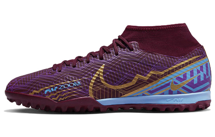 Kylian Mbappé x Nike Zoom Mercurial Superfly 9 Academy TF 'Dark Beetroot' DO9347-694