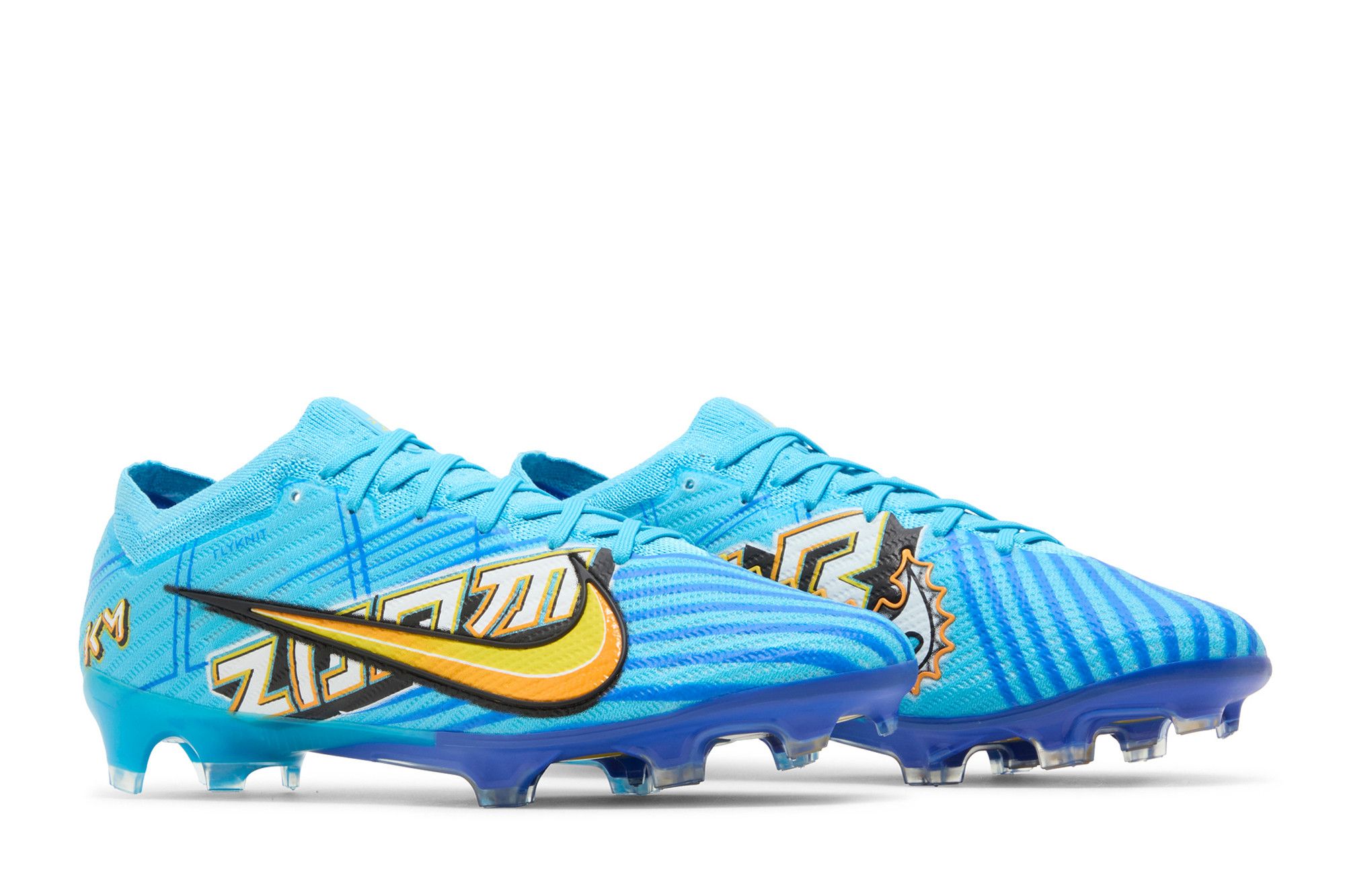 Cheap 基利安·姆巴佩 x 耐吉 Zoom Mercurial Vapor 15 Elite FG 'Motivation Pack' DR9996-400