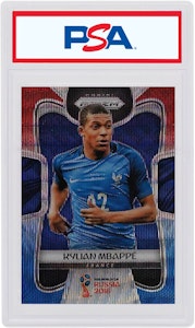 基利安·姆巴佩 2018年帕尼尼Prizm世界盃紅藍波紋卡 #80 Buy 基利安·姆巴佩 2018年帕尼尼Prizm世界盃紅藍波紋卡 #80