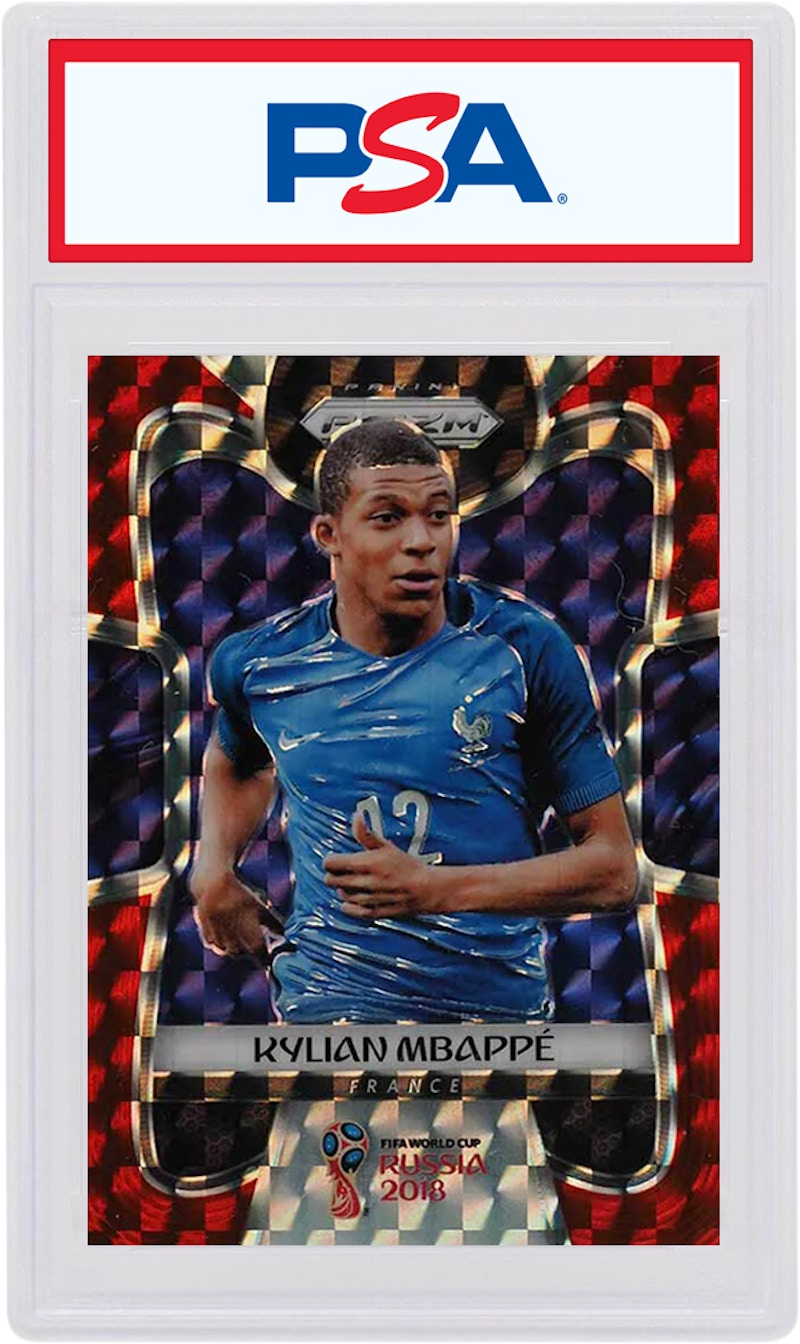 Kylian Mbappe 2018 Panini Prizm World Cup Red Mosaic #80