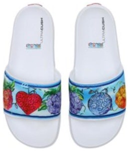 ONE PIECE x Vans Lacostaslide-on "惡魔果實" 運動休閒鞋 男女皆宜 白色 Shop ONE PIECE x Vans Lacostaslide-on "惡魔果實" 運動休閒鞋 男女皆宜 白色