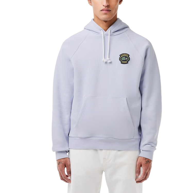 Lookbook ラコステ バッジフーディー 長袖スウェットシャツ - フェニックスブルー SH7491-J2G