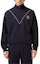 Lookbook Lacoste Badge Mock Neck Pullover Sweatshirt Deep Abyss Blue. SH7386-HDE