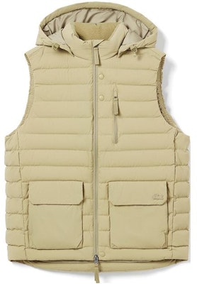 ラコステ ベージュ フーディー ジップアップジャケット ウォームベスト付き BH8529-CB8 Buy ラコステ ベージュ フーディー ジップアップジャケット ウォームベスト付き BH8529-CB8