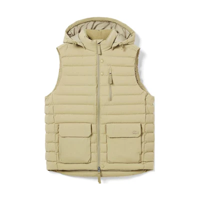 LACOSTE Beige Hoodie Zip-Up Jacket with Warm Vest BH8529-CB8