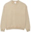 Buy LACOSTE Beige Oversized Crewneck Pullover Sweatshirt Long Sleeve SH2837-02S