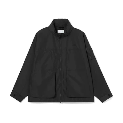 LACOSTE Black Casual Jacket - Solid Color Block Design BH3767-031