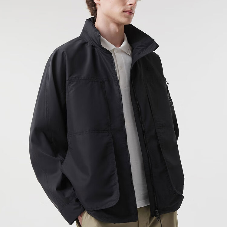 LACOSTE  Black Casual Jacket - Solid Color Block Design BH3767-031 圖 5