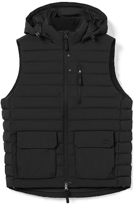LACOSTE Black Hooded Zip-Up Jacket Vest - Plain Warm Design BH8529-031 Order LACOSTE Black Hooded Zip-Up Jacket Vest - Plain Warm Design BH8529-031
