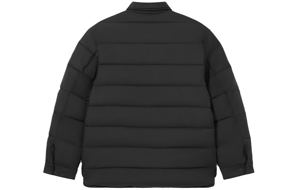 LACOSTE  Black Long-Sleeve Padded Warm Cotton Jacket with Collar. BH2383 圖 3