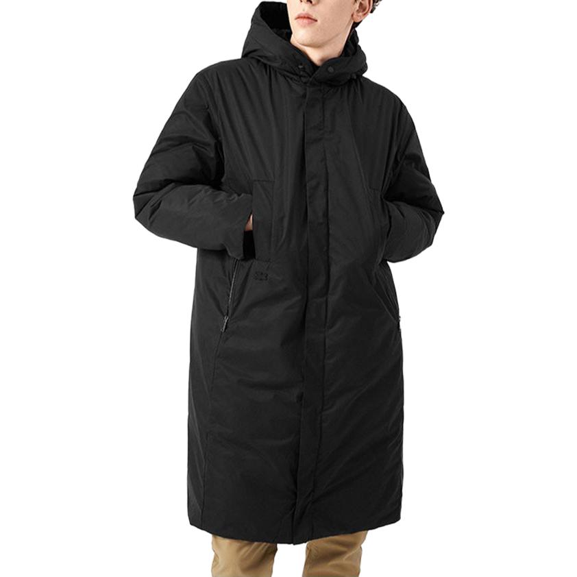 LACOSTE  Black Long Down Jacket with Hood - Warm and Minimalist Design. BH0509-EL6 圖 3
