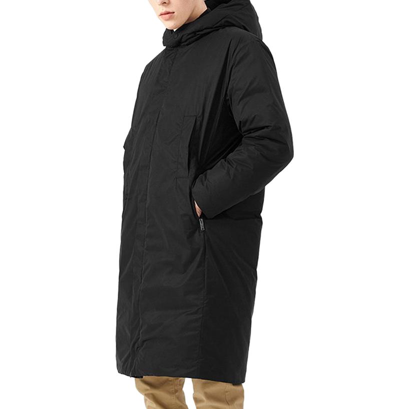 LACOSTE  Black Long Down Jacket with Hood - Warm and Minimalist Design. BH0509-EL6 圖 4