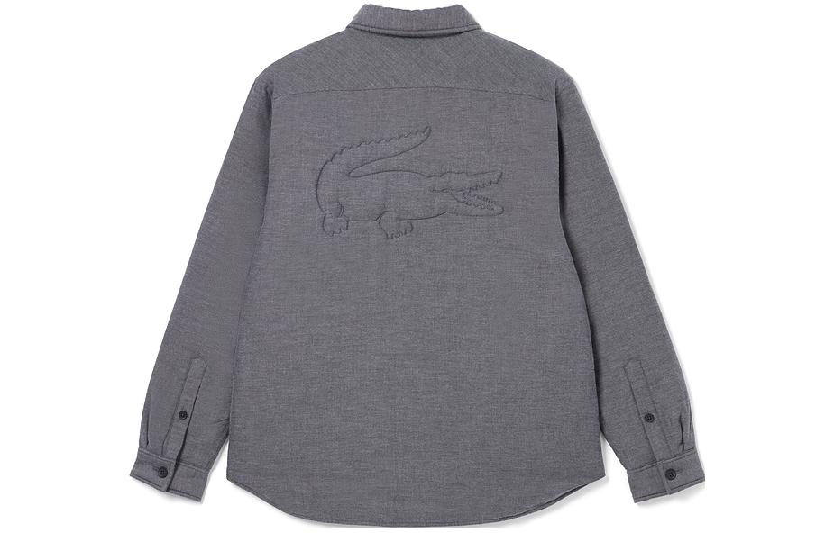 Lookbook LACOSTE  Black Loose Fit Buttoned Collar Shirt CH5973-031