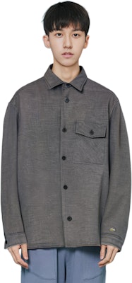 LACOSTE Black Loose Fit Buttoned Collar Shirt CH5973-031 Purchase LACOSTE Black Loose Fit Buttoned Collar Shirt CH5973-031