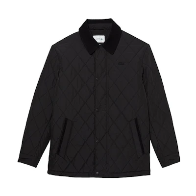 LACOSTE Black Solid Color Long Sleeve Jacket BH6816-031