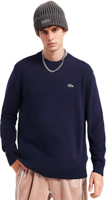 LACOSTE Sweater Wol Lengan Panjang Biru Bordir AH1988166 Sizing LACOSTE Sweater Wol Lengan Panjang Biru Bordir AH1988166