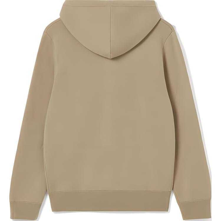 Lookbook ラコステ キャメルフーディー 無地 ワニアニマルデザイン入り. AH3706-198738-CB8