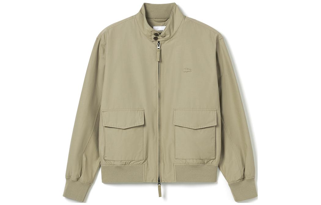 LACOSTE  Camel Solid Minimalist Zip-Up Jacket BH8540-CB8 圖 2