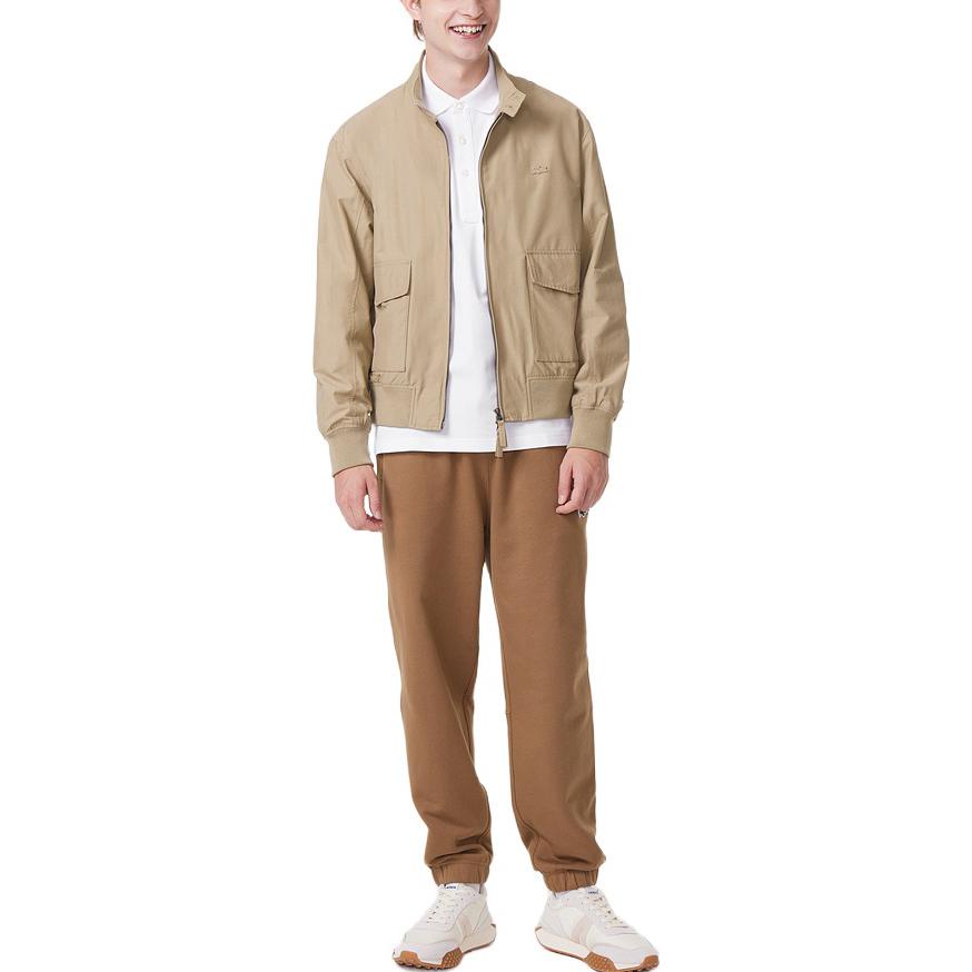 LACOSTE  Camel Solid Minimalist Zip-Up Jacket BH8540-CB8 圖 3