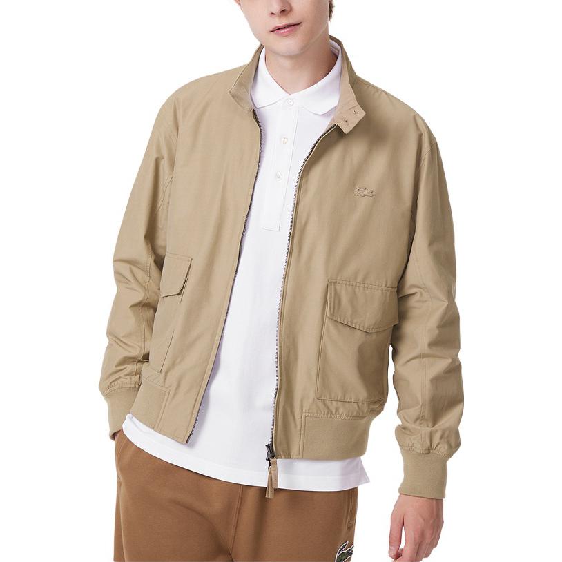LACOSTE  Camel Solid Minimalist Zip-Up Jacket BH8540-CB8 圖 5