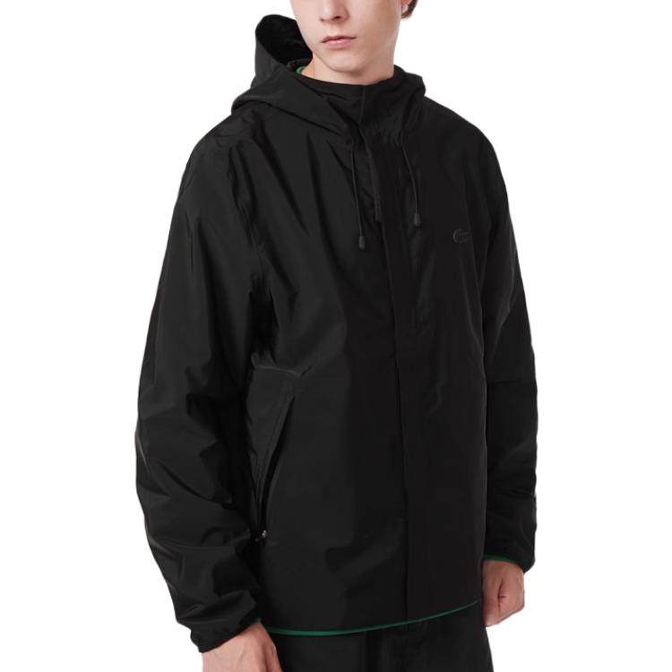 LACOSTE  Casual Solid Color Hooded Drawstring Jacket. BH5978 圖 5